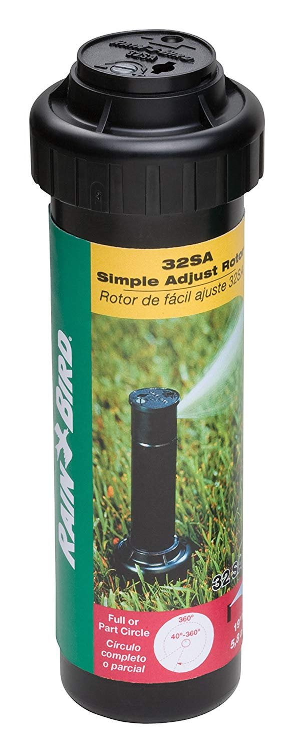 Rain Bird 32SA Simple Adjust Gear Drive Rotor, 40 360 Pattern, 19