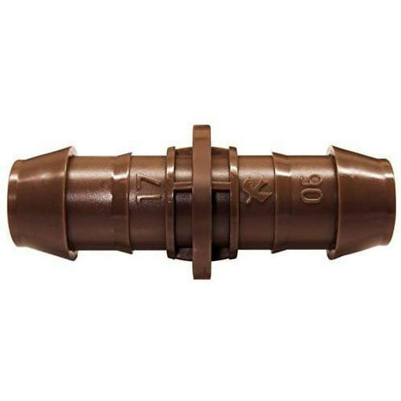 Rain Bird BC50/5PK Drip Irrigation 1/2" Barbed Coupling Fitting, 5-Pack x 5