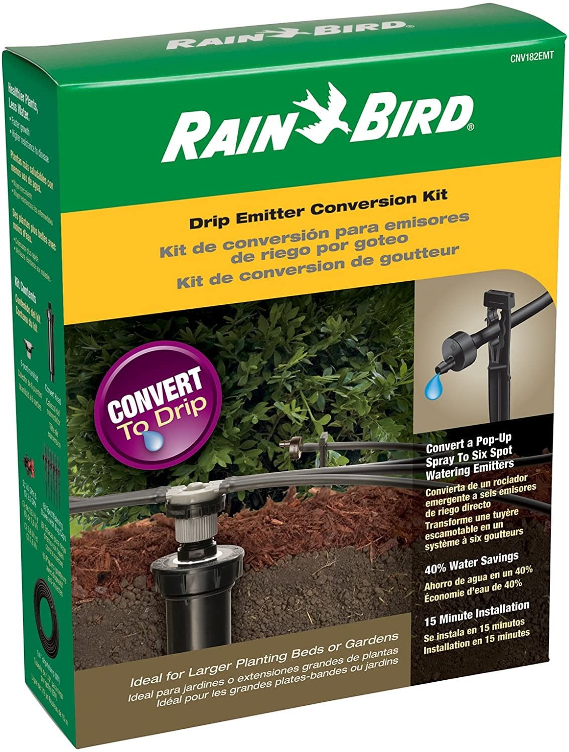 Rain Bird CNV182EMS Drip Irrigation Sprinkler Conversion Kit
