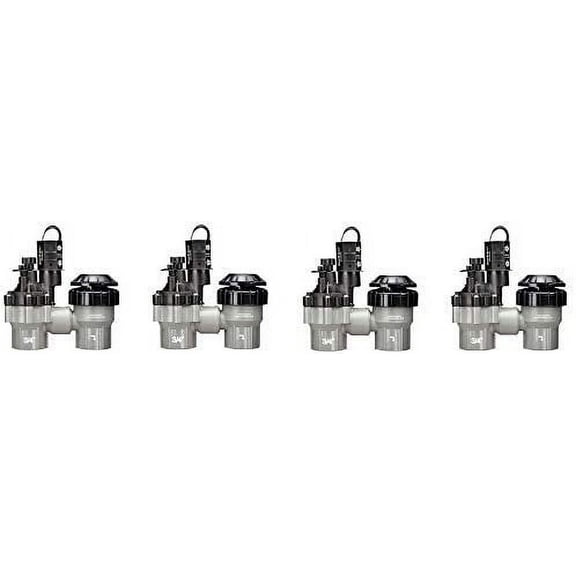 Rain Bird DASASVF075 Professional Grade Anti-Siphon Valve with Flow Control, 3/4" Threaded Female x Female 4-Pack