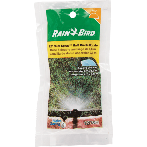 Rain Bird Dual Spray Pop-Up Spray Nozzle - Pack of 6 Garden & Landscape Use, Standard Connection
