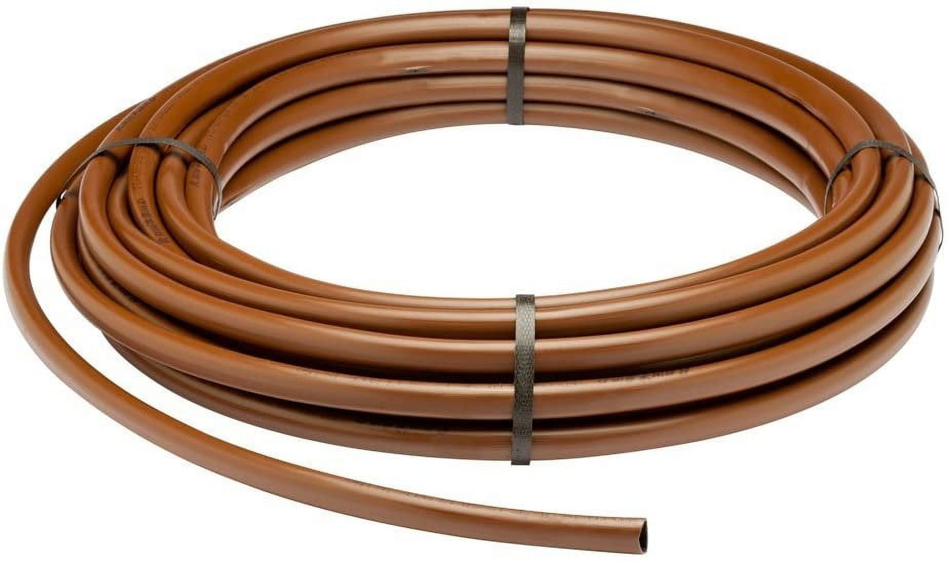 Rain Bird ET63918-50 DripIrrigationPressureCompensating 1/2"0.634" OD EmitterTubing,18" EmitterSpacing,50'Roll,Brown