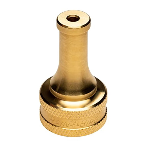 Rain Bird HENZLB2JET 2" Solid Brass Garden Hose Water Nozzle,High pressure Jet Spray