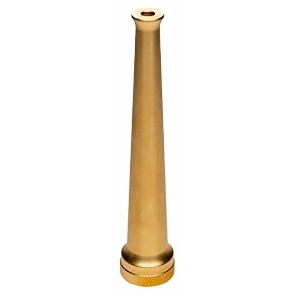 Rain Bird HENZLB6JET 6" Solid Brass Garden Hose Water Nozzle, High Pressure Jet Spray