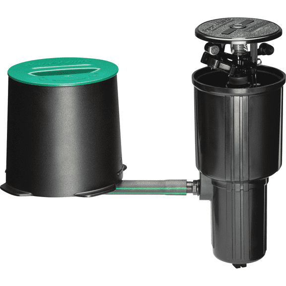 Rain Bird Hose End Pop-Up Impact Head Sprinkler - Pack of 2 Professional & DIY Use, Standard Battery Platform