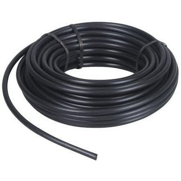 Home-Outdoor Landscape Dripline System Drip Irrigation Tubing - 100 ft, 0.25 in, Black
