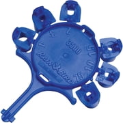 Rain Bird Plastic Full-Circle Watering Nozzle - Adjustable Flow - Blue, 24 Pieces