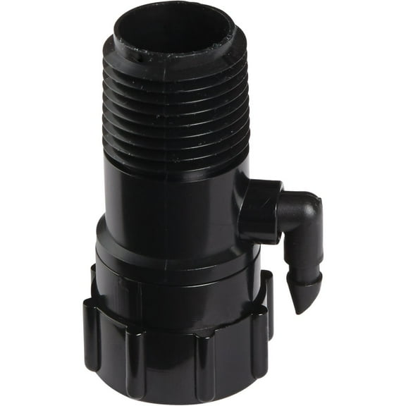 Rain Bird RISMAN1S Drip Irrigation Riser Adapter Drip and Sprinkler Watering, 1/2" Female Pipe Thread x 1/2" Male Pipe Thread x 1/4" Barbed End
