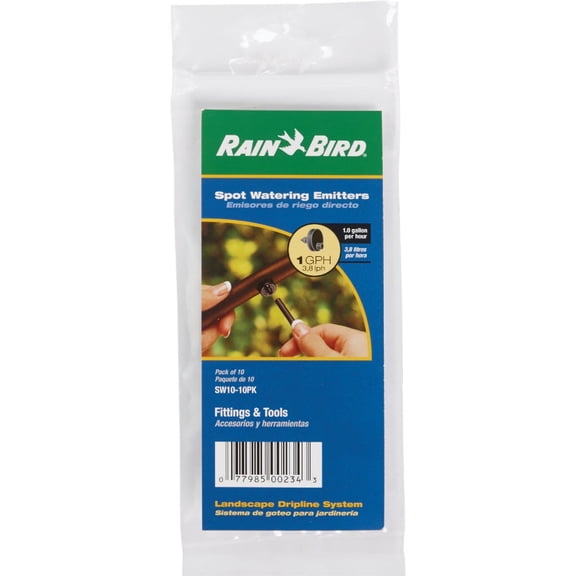 Rain Bird SW10/10PS 1 GPH Spot Watering Emitters 10 Count