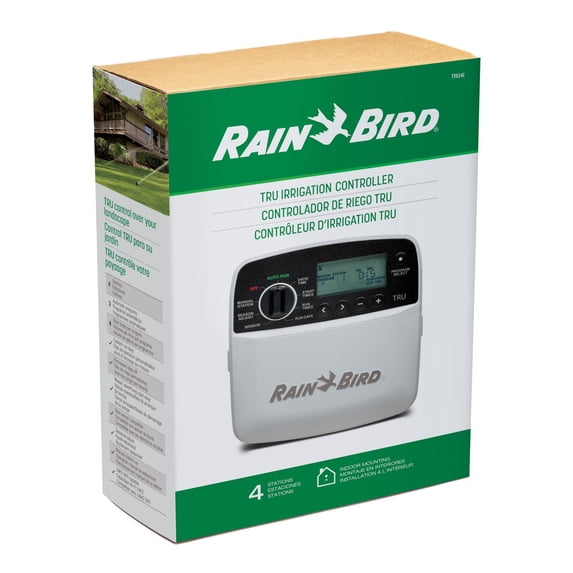 Rain Bird, Programmable 4 Zone Indoor Sprinkler Timer, Model RRK150 ...