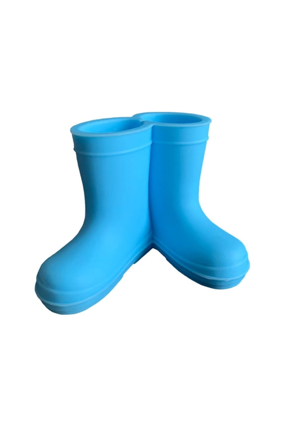 Rain Boot Toothbrush Holder Silicone Bathroom Organizer Cute Kids Toothbrush Stand Durable Non- Bath Accessory For Children