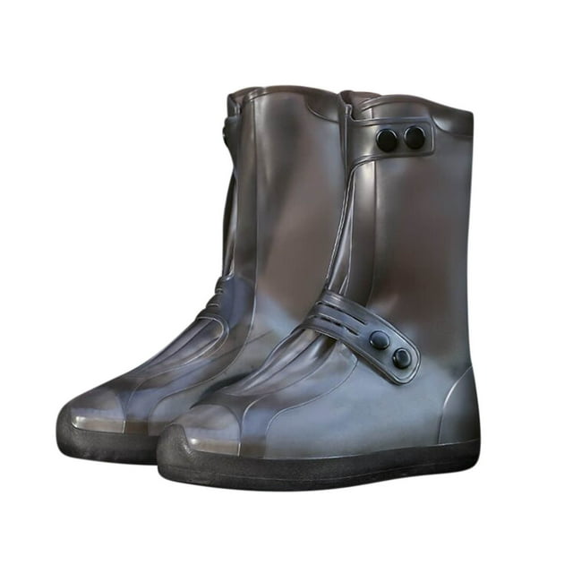 Rain Boot Waterproof Non Slip Shoe Covers Reusable Shoe Protectors Covers High Top Snow Boots