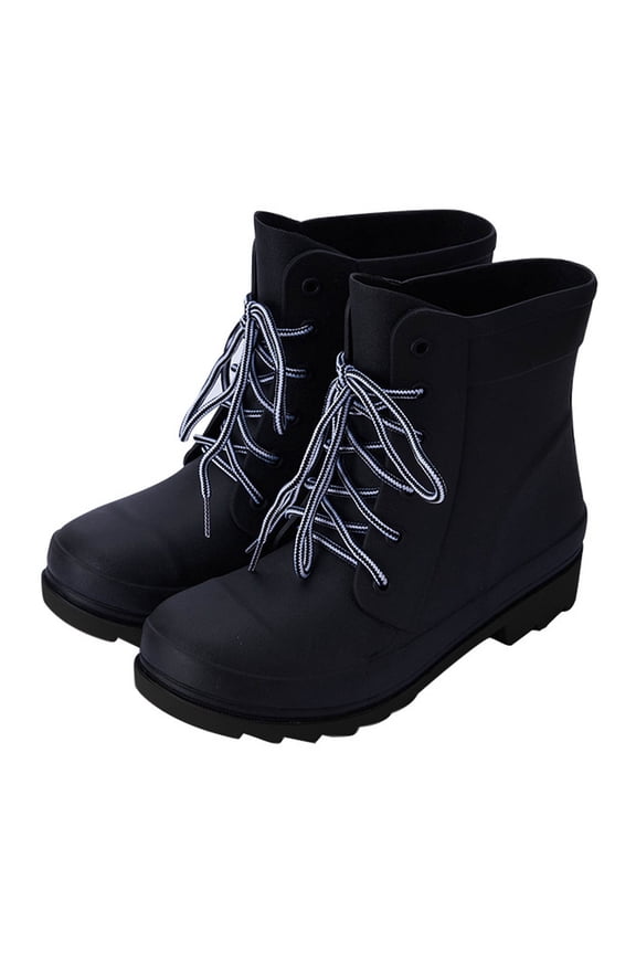 Rain Boots For Men And Women Slip Wear Thick Casual Outdoor Waterproof Footwear