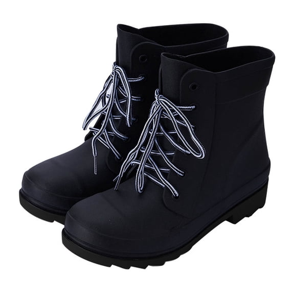 Rain Boots For Men And Women Slip Wear Thick Casual Outdoor Waterproof Footwear