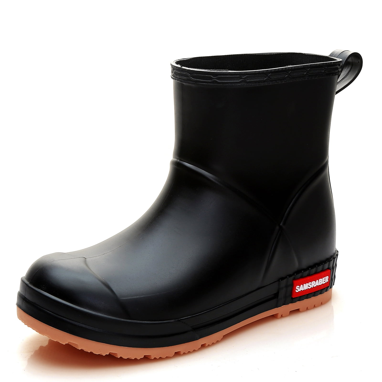 Rain Boots Women and Men Superior Anti-Slip Waterproof Rubber Boots Casual Chealsea Classic Ankle Boots Durable Rain Shoes Mud Rubber Booties for Work PVC Garden Shoes for Sailing Fishing and Camping