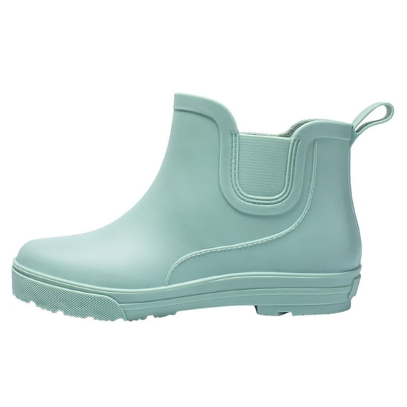 Rain Boots Women Non Chicken Print Rubber Boots Detachable with Cotton Boot Winter for Men inside Rain Boots Outdoor My Comfy Boots for Women Rubber Water Shoes
