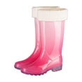 thumbnail image 1 of Rain Boots Women Waterproof Non- Casual Shoes Long Rain Boots Wide Calf For Gardening Outdoor Work And Everyday Wear Rain Boots Pink, 1 of 5