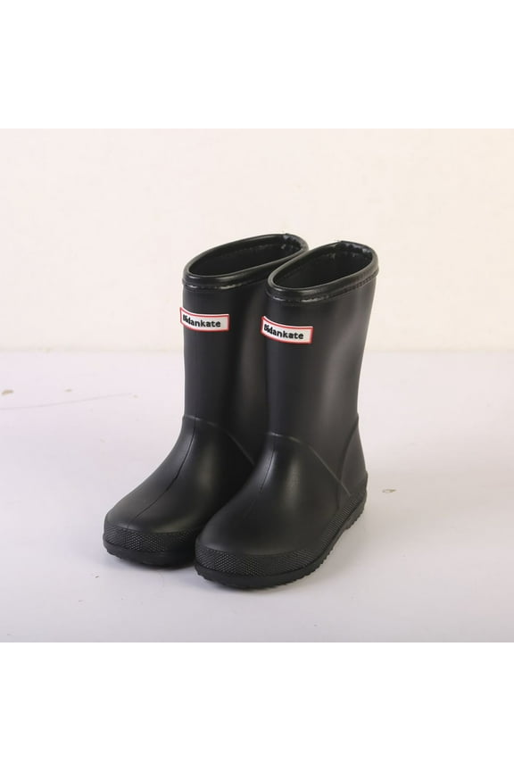 Rain Boots for Girls Cute Cartoon Printed Waterproof Toddler Shoes Kids Water Boots for Toddler Boys