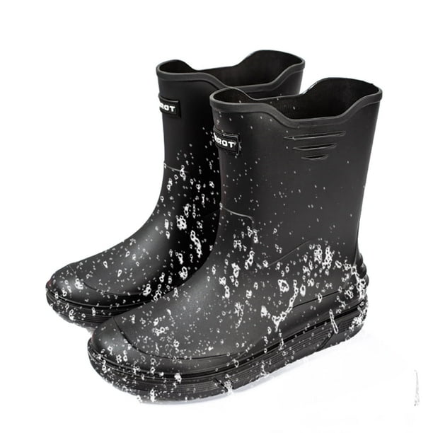 Rain Boots for Men, Non-Slip Waterproof Rubber Boots Outdoor