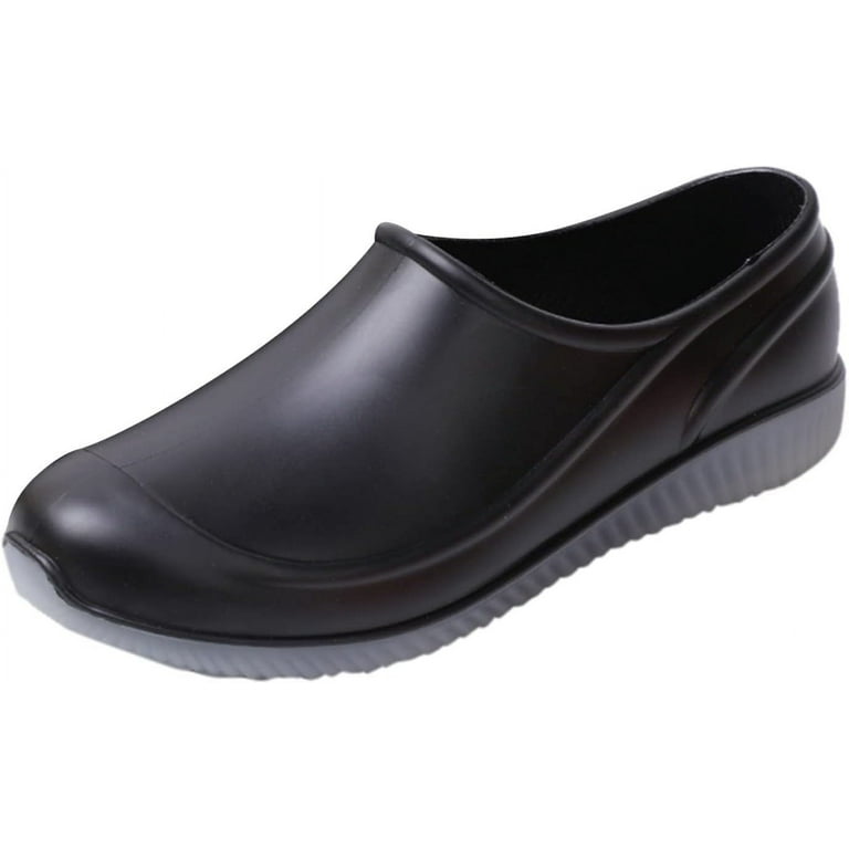Rain Boots for Women,Garden Shoes Women's Slip On Rain Shoe