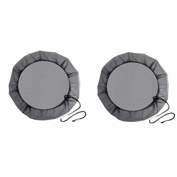 Rain Bucket Net with Cord Rain Bucket Water Bucket Cover Protection Lid Foliage