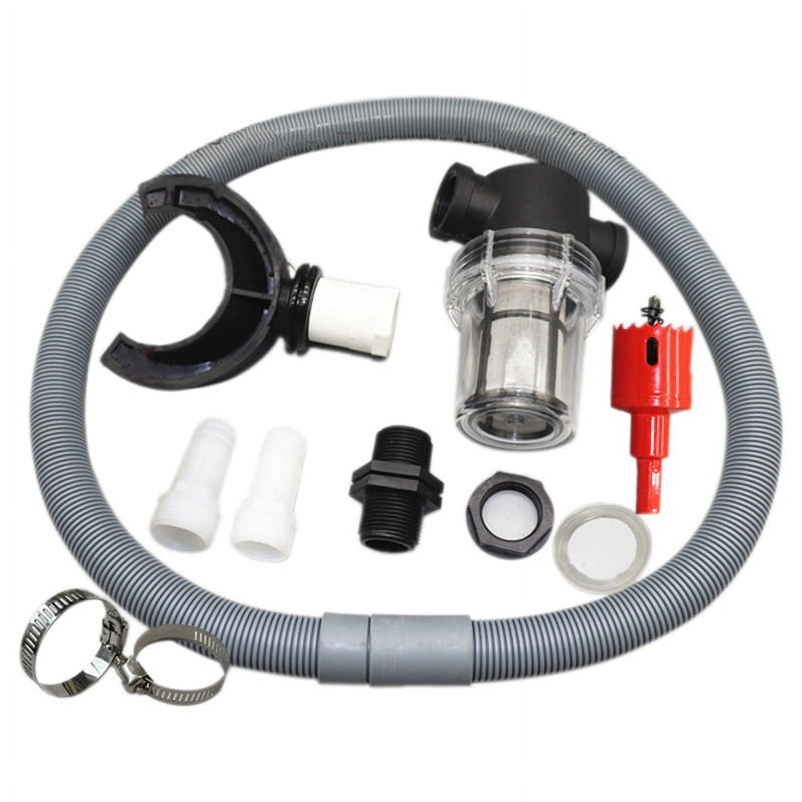 Rain Catcher Rain Diverter Rainwater Collection System 1 Set 75mm Flex Hose Sealing Rubber Ring