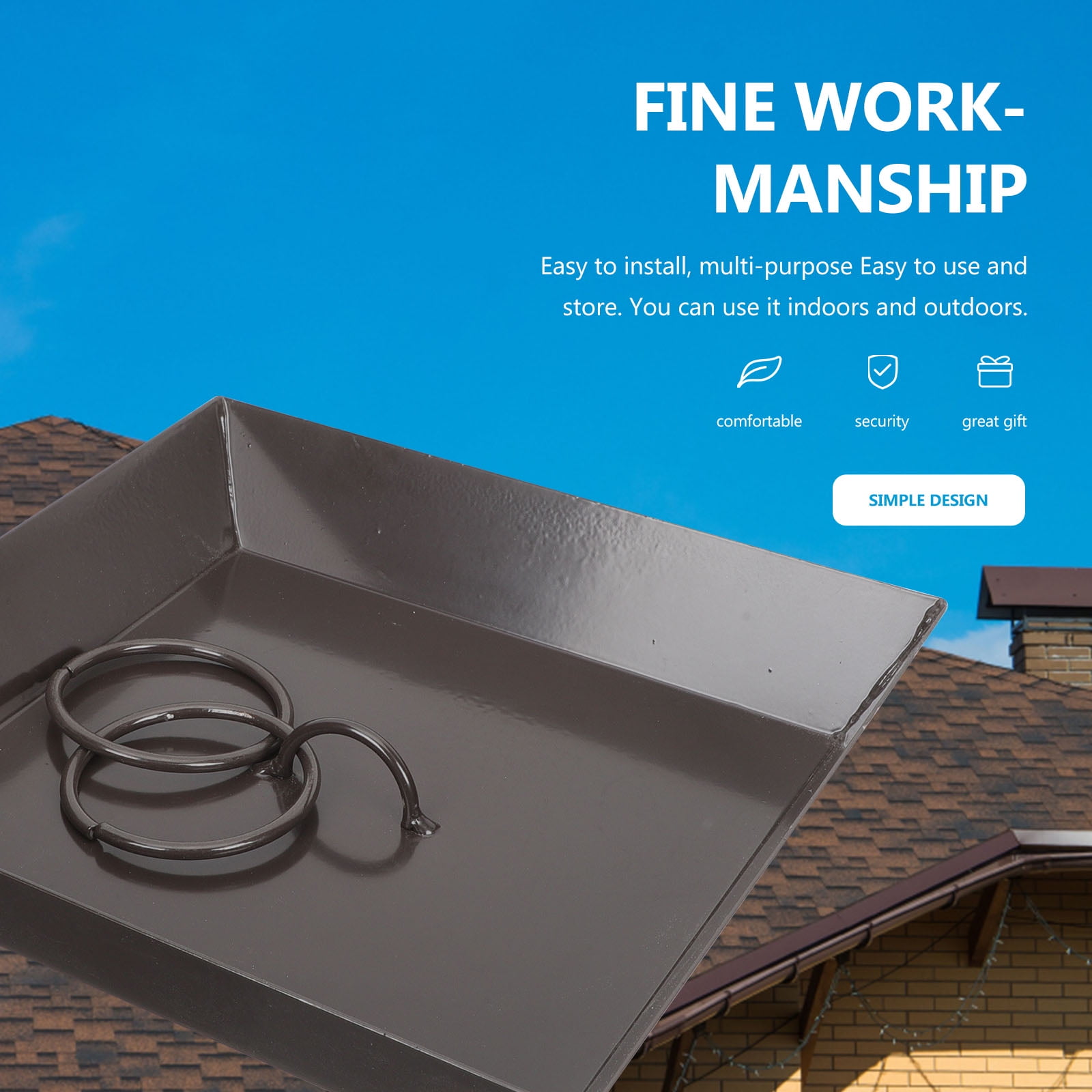 Rain Chain Basin Bowl Chains Balcony Container Downspouts Metal