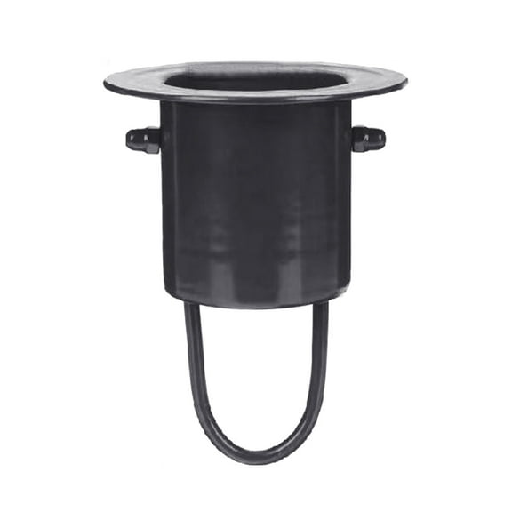 Rain Chain Gutter Adapter Black Stainless Steel Texture Gutter Chain Downspout Suitable for Installation Rain Chain