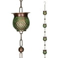 thumbnail image 1 of Rain Chain - Patina Pot - 3.5"x3.5"x101", 1 of 2