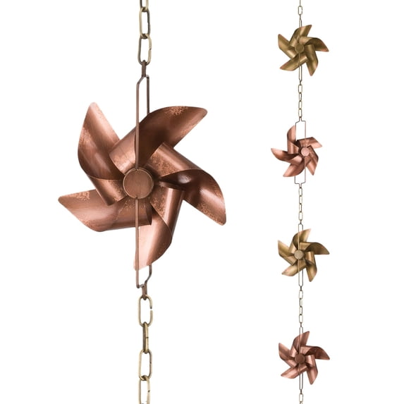 Rain Chain - Pinwheel