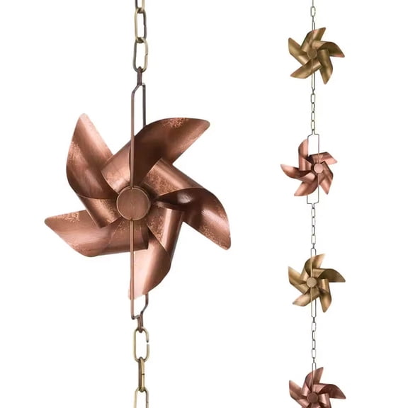 Rain Chain - Pinwheel