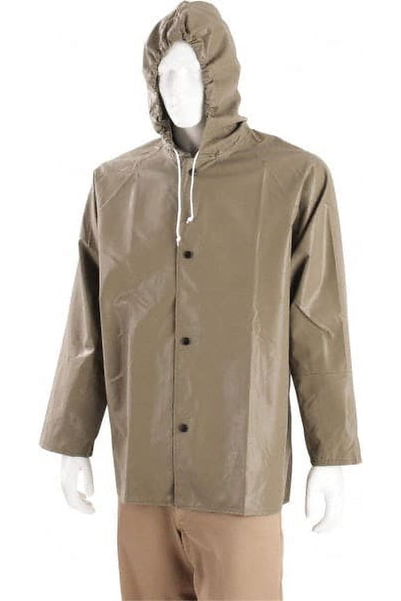 Magnaprene Flame Resistant Rain Jacket, Tan, L J12148