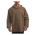 thumbnail image 1 of Magnaprene Flame Resistant Rain Jacket, Tan, 3XL J12148, 1 of 3