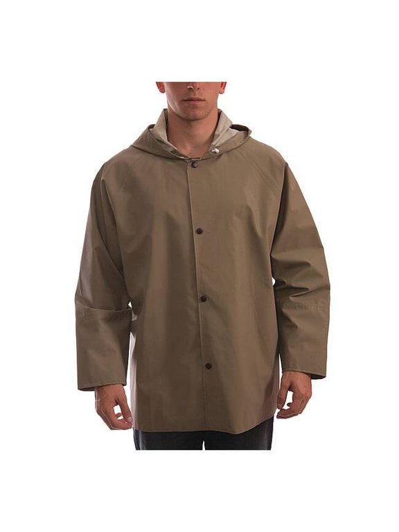 Magnaprene Flame Resistant Rain Jacket, Tan, 3XL J12148