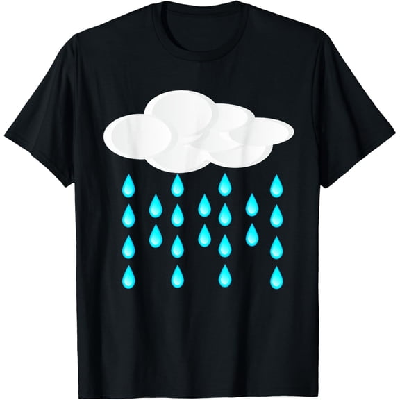 Rain Cloud Costume T-Shirt Shower Rainbow Sun Thunder T-Shirt
