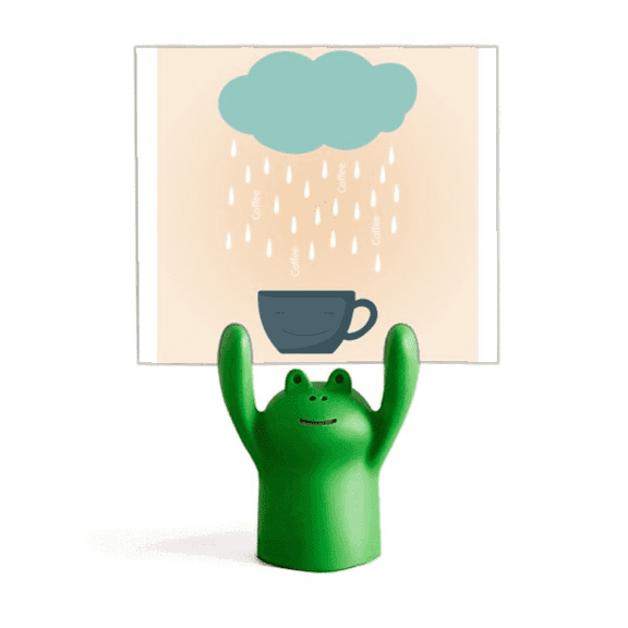 Rain Cloud Cup Sle Face Weather Memo Holder Cartoon Animal Frog Stand Decoration