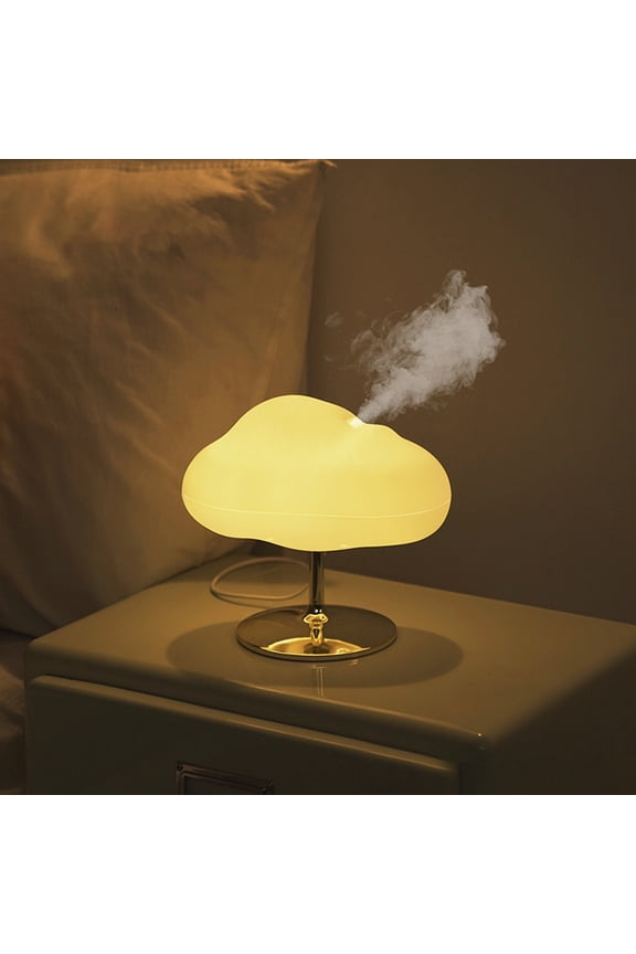 Rain Cloud Humidifier with Colorful LED, Table Lamp Cloud Ultrasonic Cool Mist Humidifier, 270ML Large Capacity Water Tank,Suitable Gifts for Parents and Children(7.8x7.2inch)