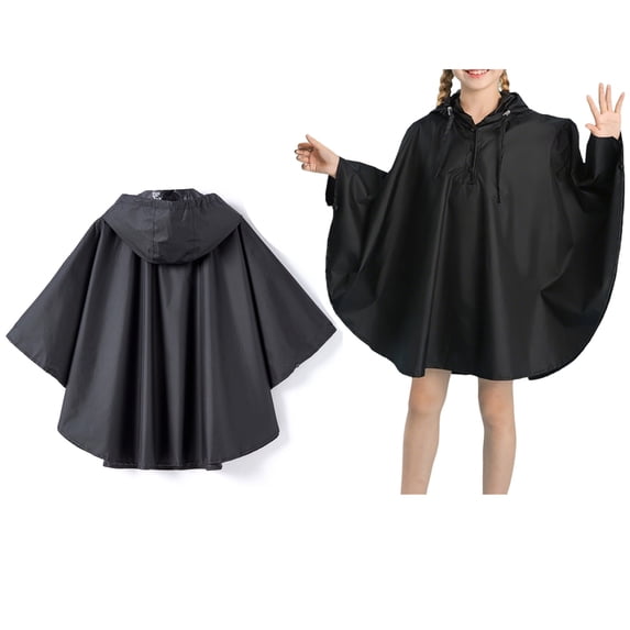 Rain Coat Kids Boy Light Waterproof Rain Jackets Reusable Rain Ponchos with Hood Outdoor 3-5 Years
