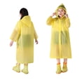 thumbnail image 1 of Rain Coat Kids Light Waterproof Boys Rain Jacket Reusable Kids Ponchos with Hood Outdoor 4-9 Years, 1 of 4