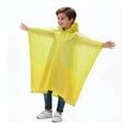 thumbnail image 1 of Rain Coat Kids Light Waterproof Kids Rain Jacket Reusable Kids Ponchos with Hood Travel Outdoor 5-10 Years, 1 of 4