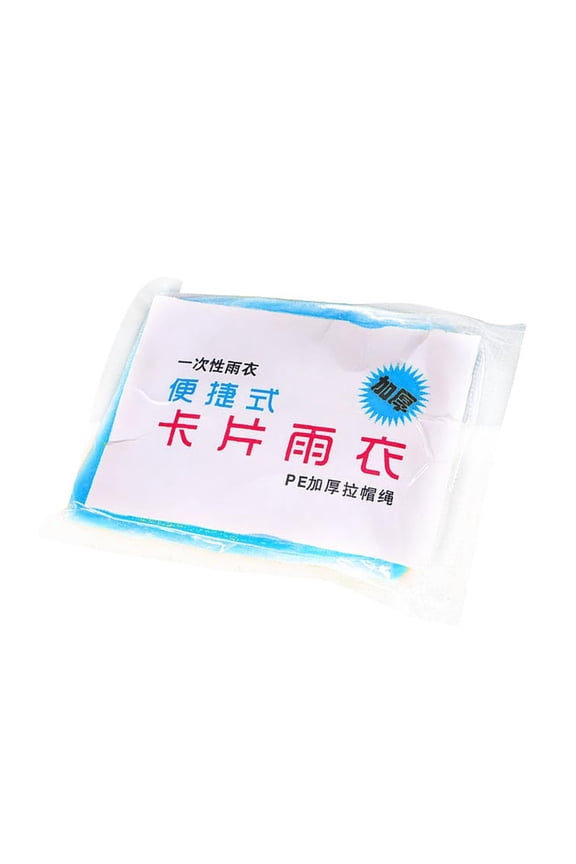 Rain Coat for Adults Disposable Clear Rain Ponchos with Hood Size Emergency Coverage for Family Women Men