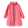 thumbnail image 1 of Rain Coats for Girls with Boots Raincoat Toddler Wear Rain for Boy Kids Girls Cartoon Children 3D Ponchos Jacket Boys Coat&jacket Hooded Rainwear Children Chest Waders Hot Pink-b, 7-9 Years, 1 of 4