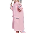thumbnail image 1 of Rain Coats for Boys Girls Lightweight Hooded Youth Poncho Foldable Solid Color With Storage Bag Rainproof Kids Rainwear, 1 of 3