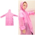 thumbnail image 1 of Rain Coats for Kids Boy Light Waterproof Boys Rain Jacket Reusable Kids Ponchos with Hood Girls Raincoat Size One Size, 1 of 4