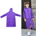thumbnail image 1 of Rain Coats for Kids Boy Waterproof Girls Rain Jacket Reusable Rain Ponchos with Hood Lightweight Rain Poncho One Size, 1 of 5