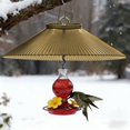 thumbnail image 1 of Rain Cover for Hanging Bird Feeder – Clear Plastic Weather Shield with Metal Hook – 9.8 in Diameter Outdoor Rain & Sun Protection for Courtyard & Garden, 1 of 8