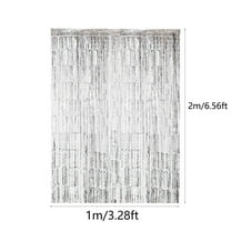 Rain Curtain Wedding Clearance! 2 Pack Gold Birthday Decorations Foil Curtain Gold Streamers Dance Party Decorations Photo Booth Props for Decorations Christmas Halloween New Years