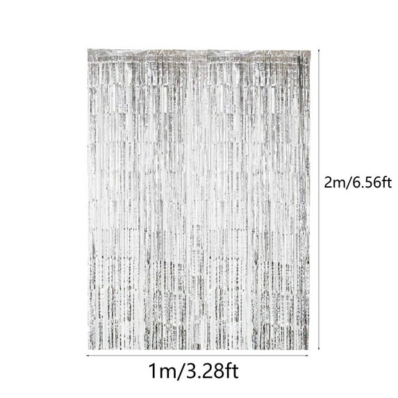 Rain Curtain Wedding Clearance! 2 Pack Gold Birthday Decorations Foil Curtain Gold Streamers Dance Party Decorations Photo Booth Props for Decorations Christmas Halloween New Years
