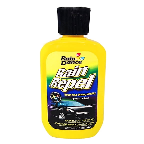 Rain Dance - Rain Repellent Car Windshield Interior Stop Sleet Snow Frost- Yellow 3.5 fl. oz 1-Pack