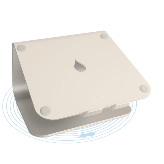 Rain Design mStand360 Laptop Stand w/ Swivel Base, Starlight